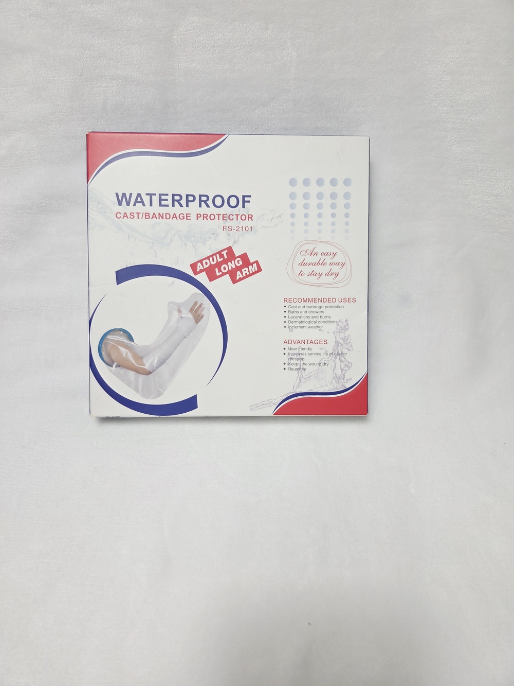Weatherproof Arm Cast/Bandage Protector Adult Long Arm